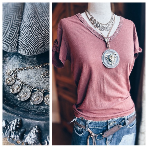 Necklace / Vintage Coin - Picture 3 of 10
